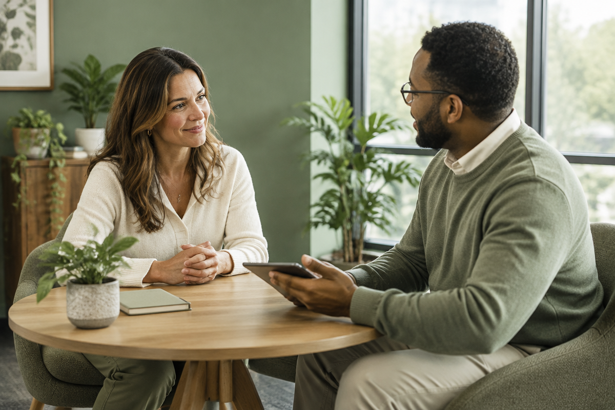 Atium Health care team planning a mental health program with an employer
